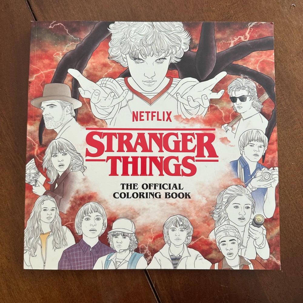 Netflix Stranger Things coloring book